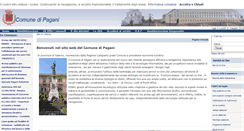 Desktop Screenshot of comunedipagani.it